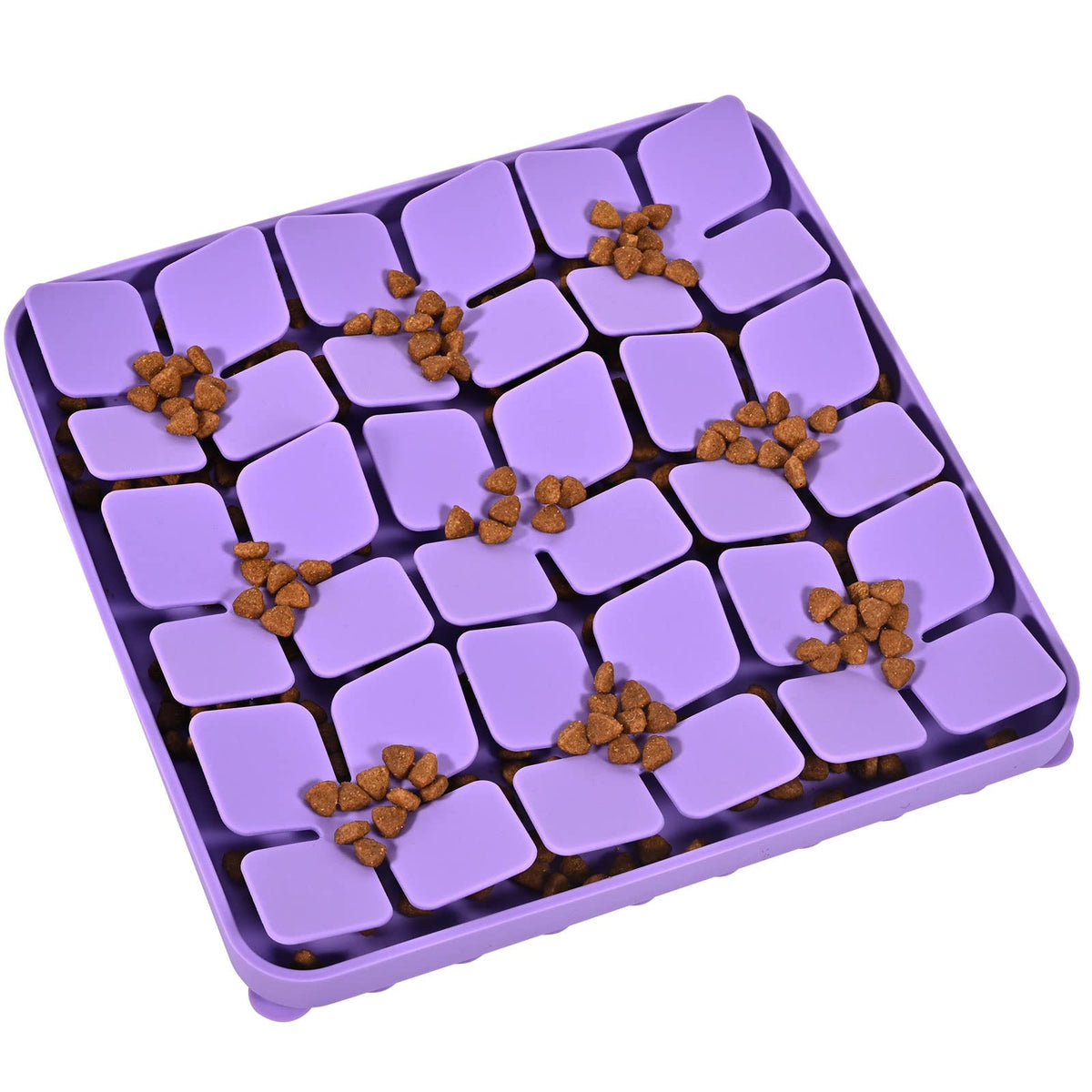 Silicone Puzzle Feeder Mat for Dogs - Interactive Enrichment