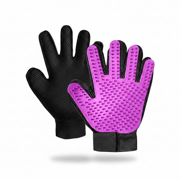 Zenelanep Supreme Pet Grooming Gloves - Pet Hair Removal Mittens for All Animals
